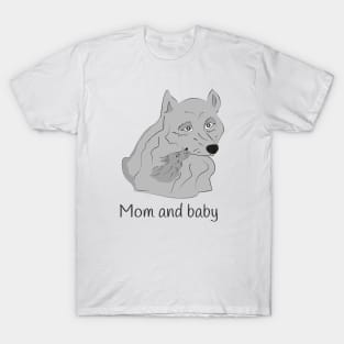 Mom and baby T-Shirt